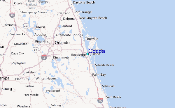 Cocoa Tide Station Location Guide.