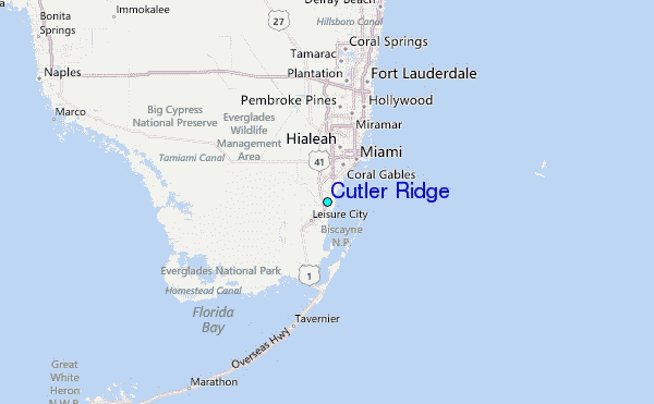 Cutler Ridge Tide Station Location Guide Cutler Ridge.8 