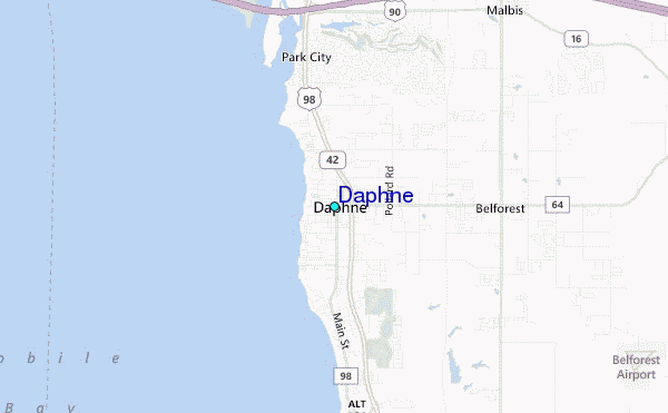 Daphne Tide Station Location Guide Daphne.12 