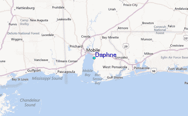 Daphne Tide Station Location Guide Daphne.8 