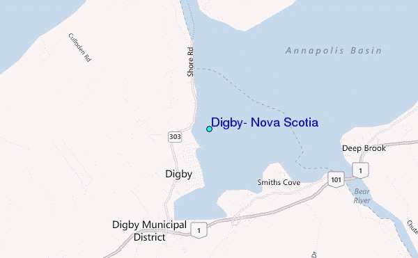 Digby Nova Scotia Tide Station Location Guide Digby Nova Scotia.12 