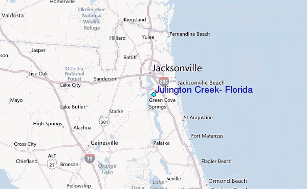 Julington Creek Florida Tide Station Location Guide Julington Creek Florida.8 