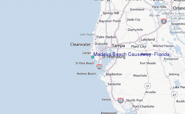 Madeira Beach Causeway Florida Tide Station Location Guide Madeira Beach Causeway Florida.8 