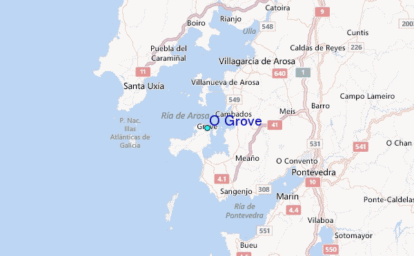 O grove tide station location guide