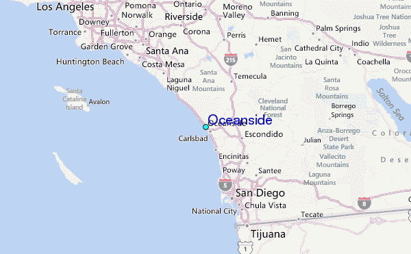 Oceanside Tide Station Location Guide Oceanside.8 
