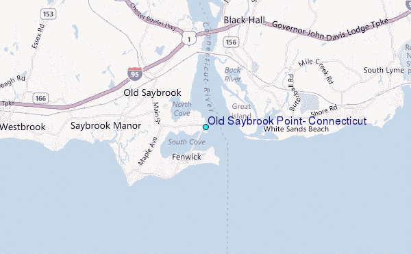 Old Saybrook Point Connecticut Tide Station Location Guide Old Saybrook Point 