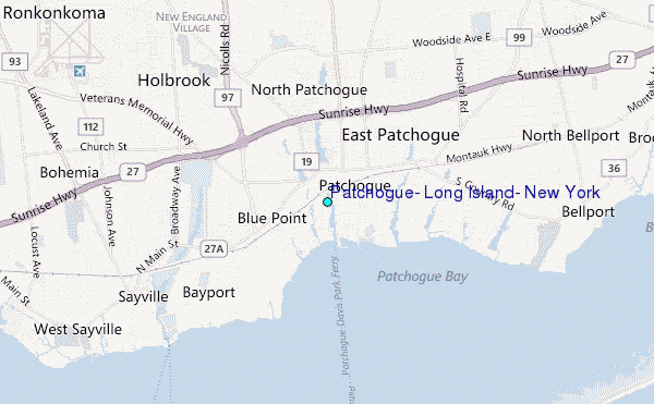 Patchogue Long Island New York Tide Station Location Guide Patchogue Long Island New York.12 