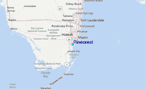 Pinecrest Florida Map Pinecrest.8 