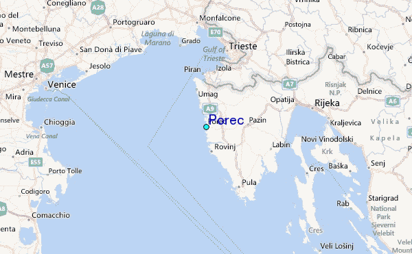 Porec Tide Station Location Guide Porec.8 