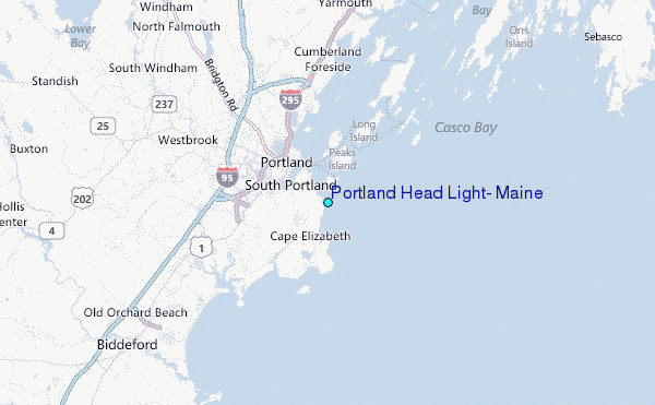 Portland Head Light Maine Tide Station Location Guide Portland Head Light Maine.10 