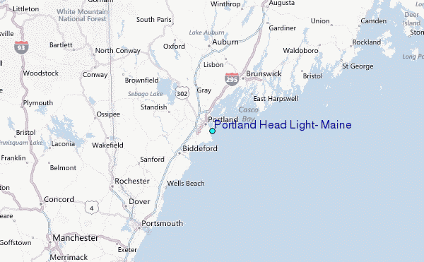 Portland Head Light Maine Tide Station Location Guide Portland Head Light Maine.8 