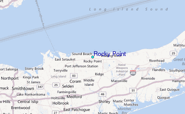 Rocky Point Tide Station Location Guide Rocky Point 1.10 