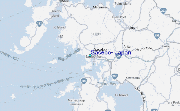 Map Of Sasebo Japan Sasebo Japan.10 