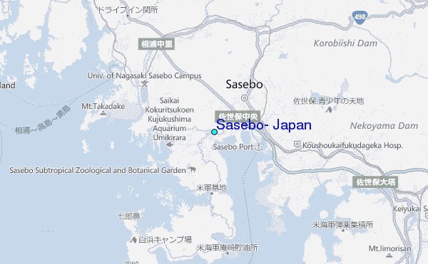 Sasebo Japan Tide Station Location Guide Sasebo Japan.12 