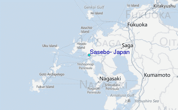 Map Of Sasebo Japan Sasebo Japan.8 