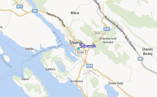 Sibenik Tide Station Location Guide Sibenik.12 