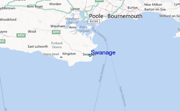 Swanage Tide Station Location Guide.