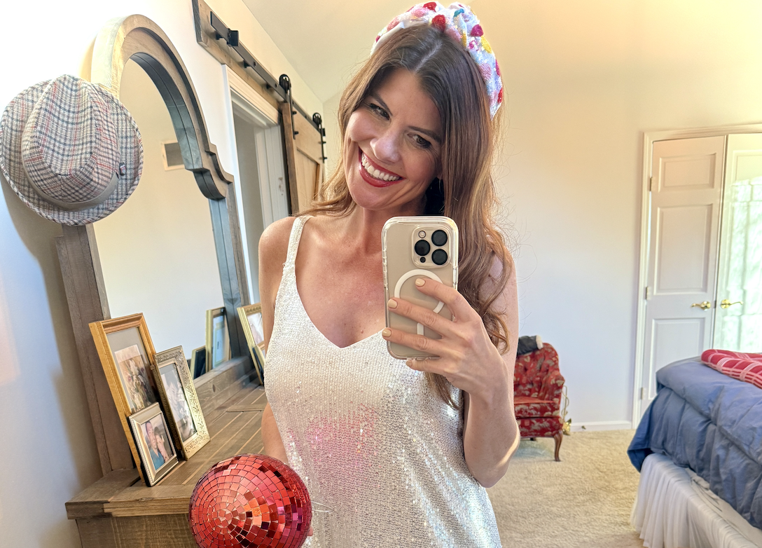 disco ball dress