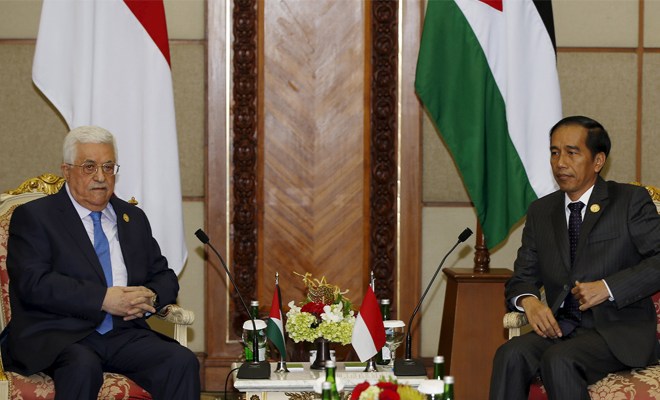 Jokowi-Mahmoud Abbas Bahas Isu Pencaplokan Tanah Palestina Oleh Israel