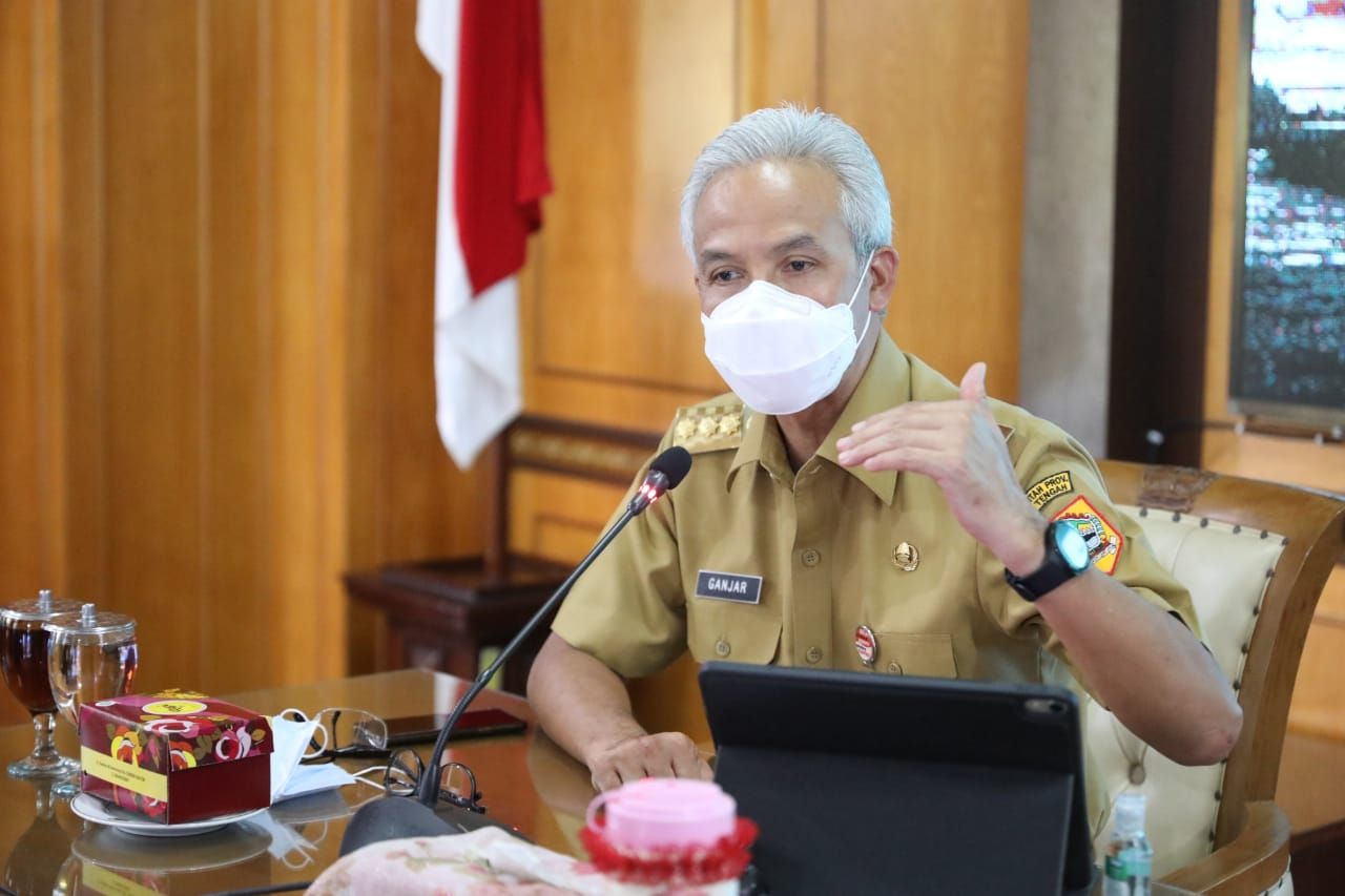 Kasus Covid di Jawa Tengah Naik Terus, Ganjar: Gubernurnya Nggak Pinter!