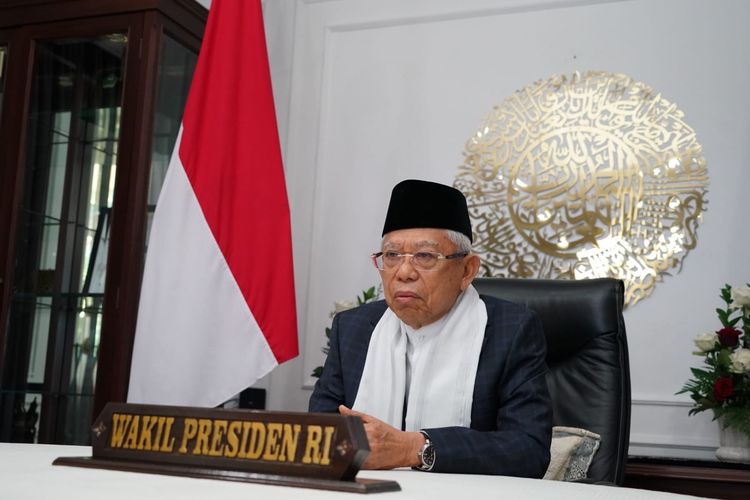 Ma'ruf Amin Sebut Covid Dipakai untuk Bangun Ketidakpercayaan ke Pemerintah