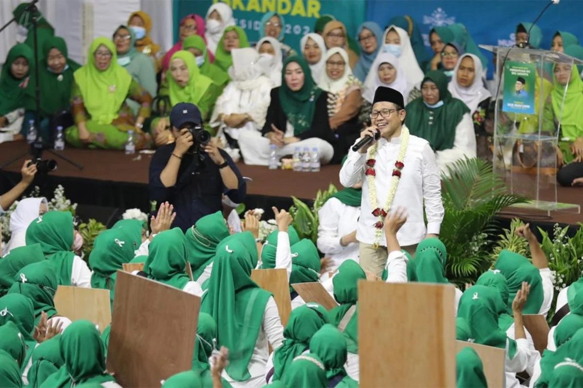 Di Hadapan Perempuan NU, Cak Imin Janjikan Rp 100 Triliun untuk Kemajuan Perempuan Jika Jadi Presiden