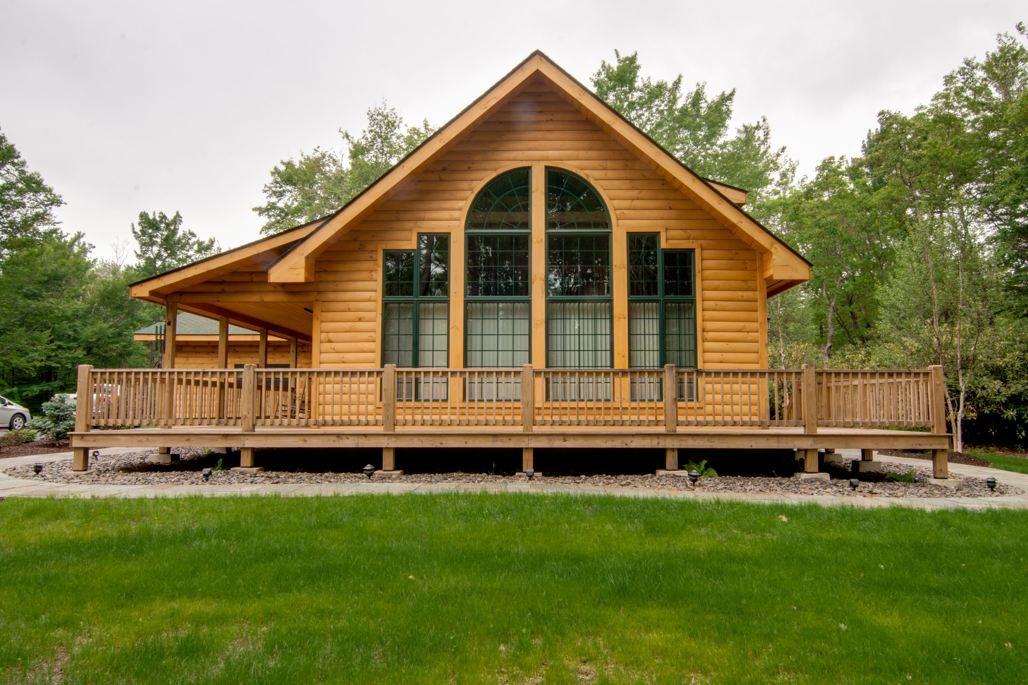 Everything from the smooth upholstery, plush cushioning, and rounded edges exudes elegance in this modern contemporary bed frame. Timberhaven FAQ: How much will this log home cost?