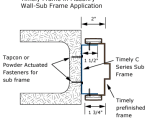 Applications Masonry Timely Frames