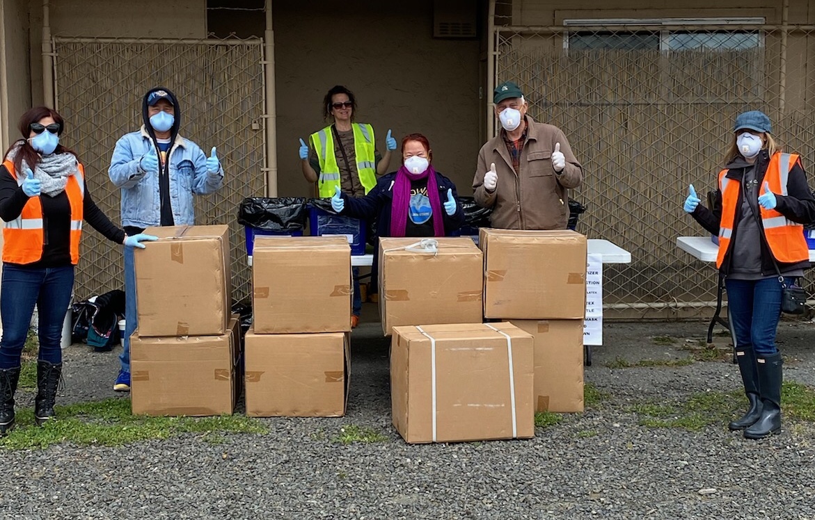 Coronavirus Volunteers help hospitals with Personal Protective