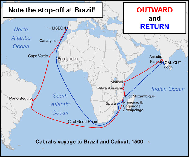 Bartolomeu Dias Route Map H7diazmap 