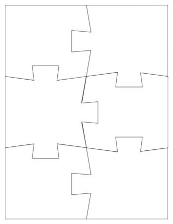 jigsaw puzzle template 6 pieces tims printables