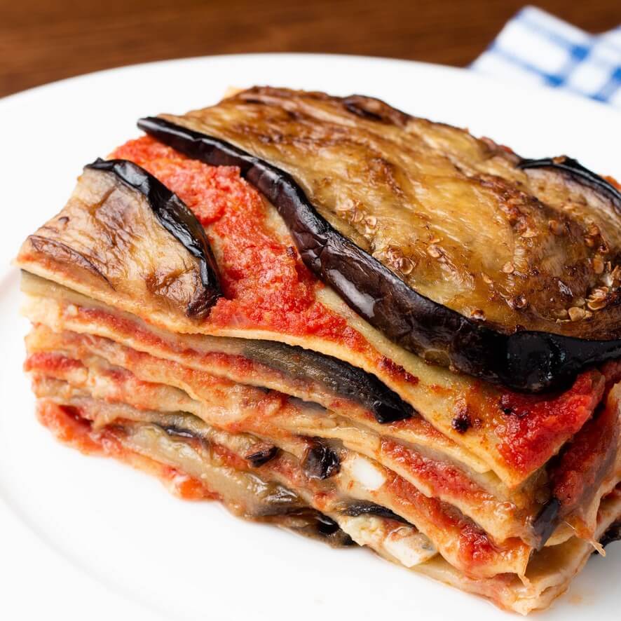 Eggplant Lasagna (Lasagne alle Melanzane) Tina's Table