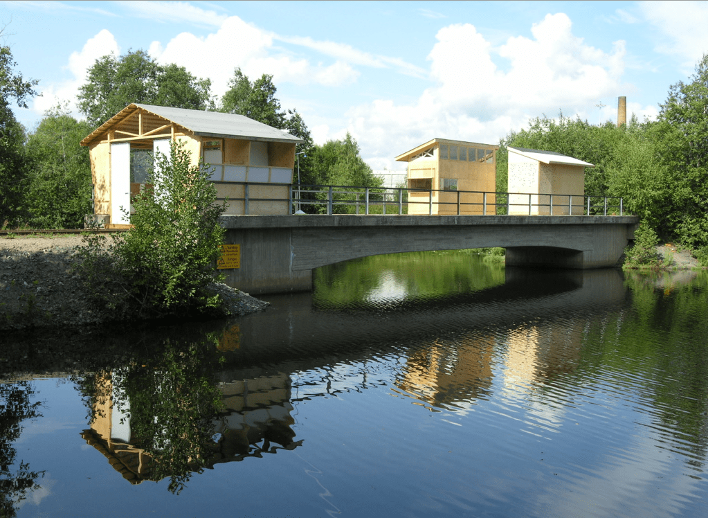 Bridge Friggebod Little Houses on the Black River