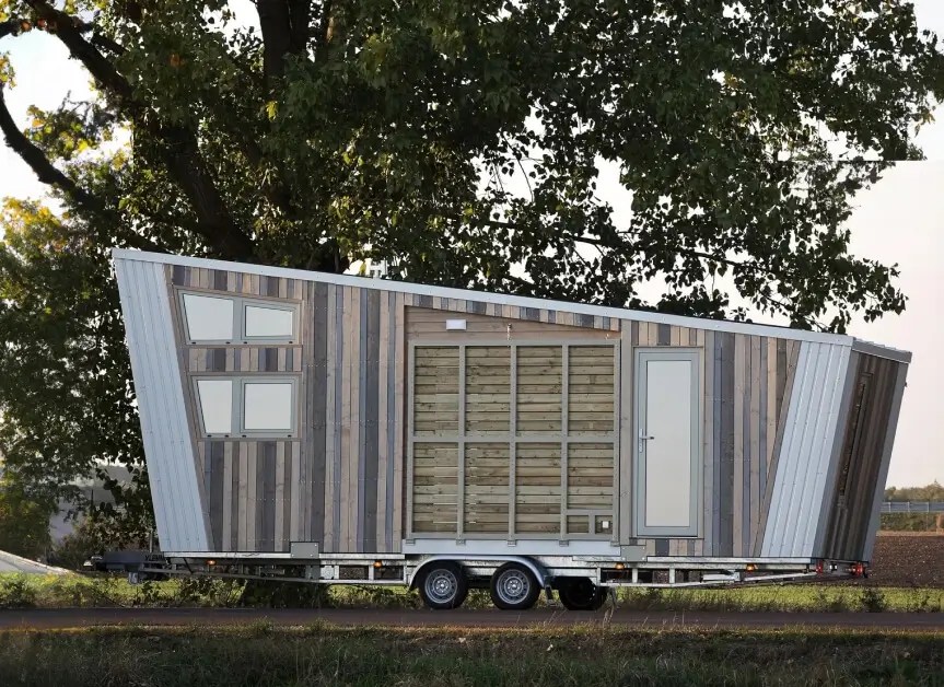 Ganzjähriges wohnen: moderne tiny houses