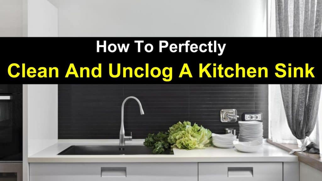 How to Clear a Clogged Kitchen Sink Drain - YouTube