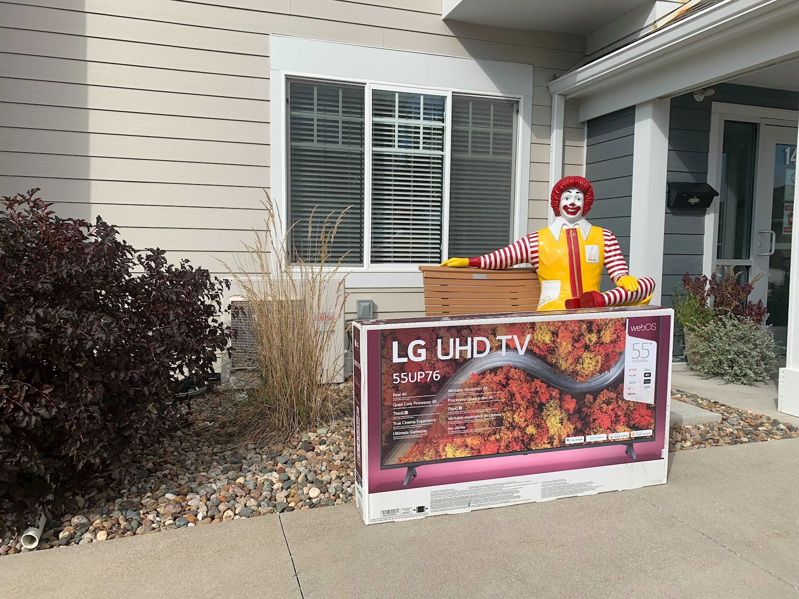 Tmc cares: driver makes donation to local charity