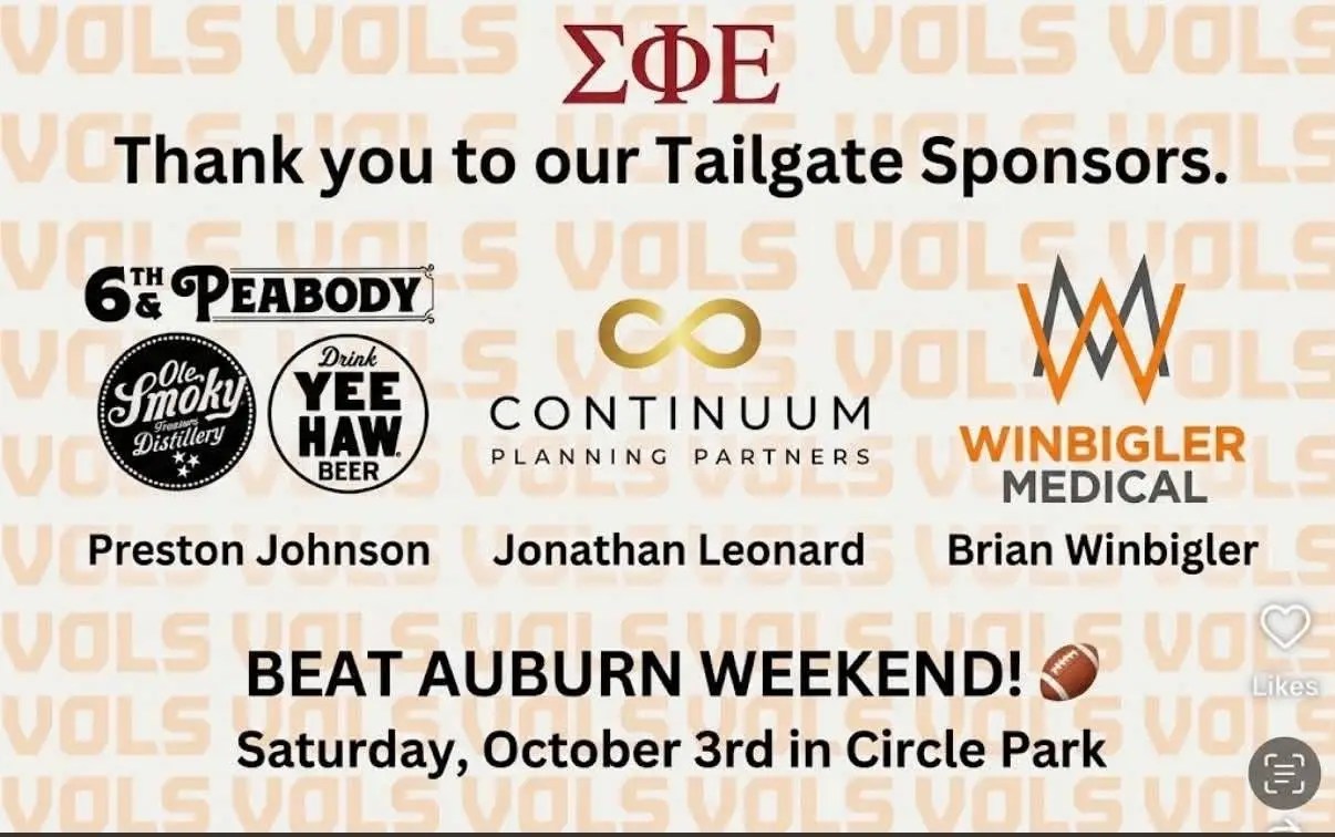 Tailgate 2026 Sponsors