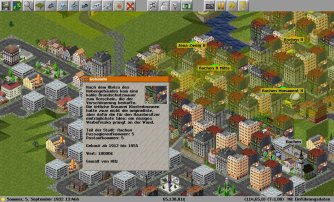 In-Game Screenshot mit Beschreibung eines Hauses