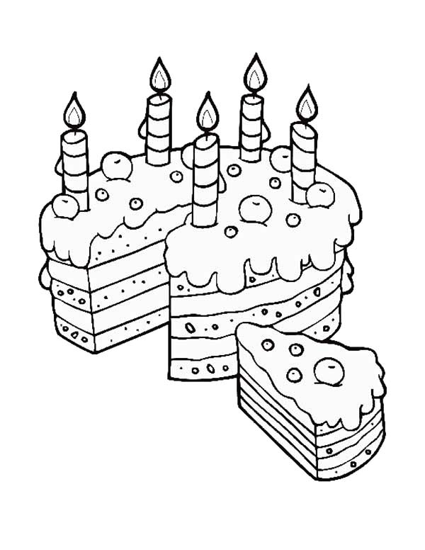 birthday cake slice for mom coloring pages best place to