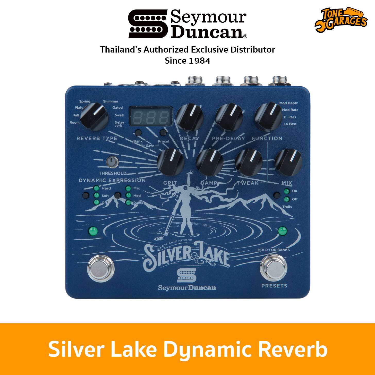Seymour Duncan Silver Lake™ Dynamic Reverb – Tone Garages