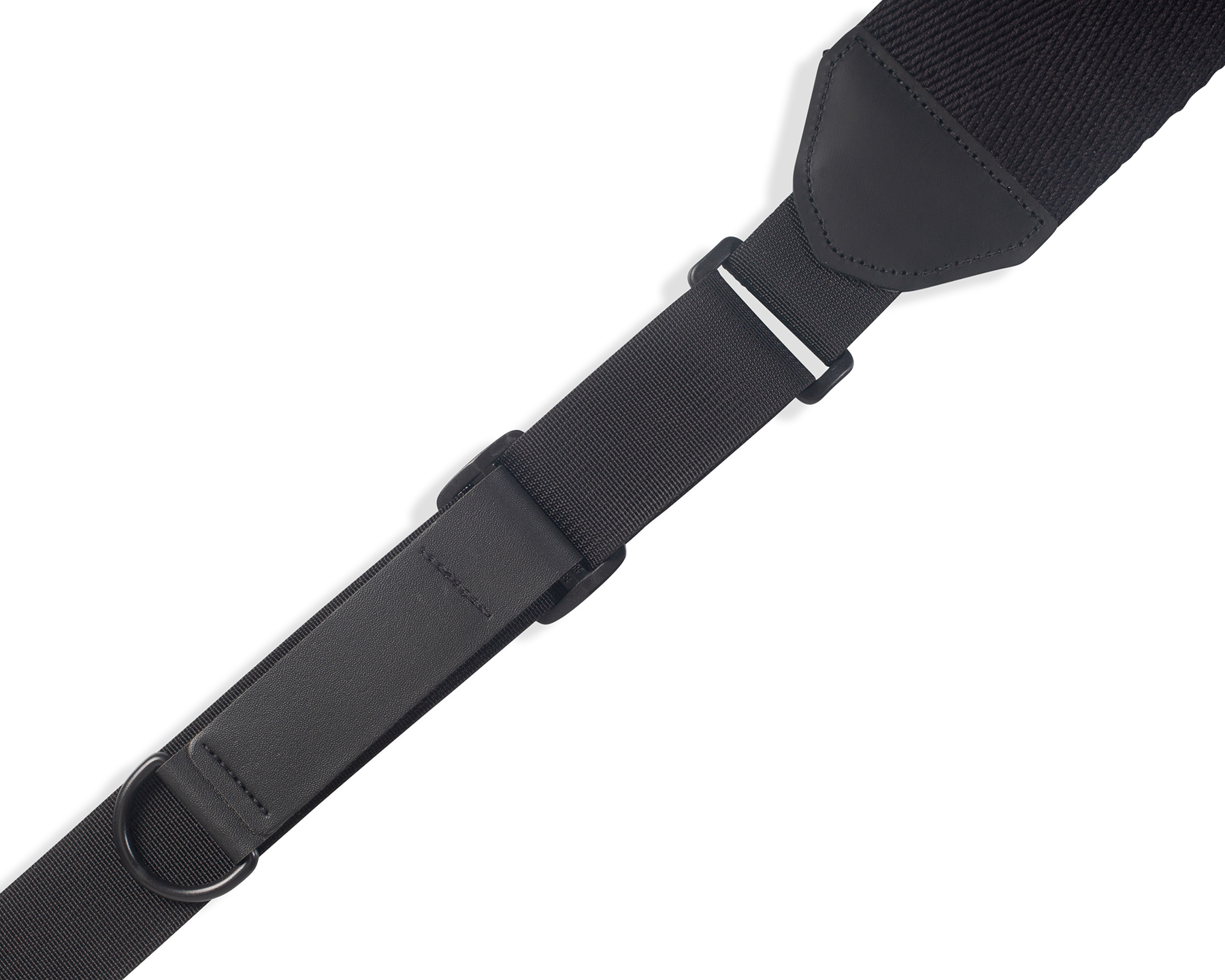 Levy's Leathers Guitar Strap Right Height Standard Cotton Black 3