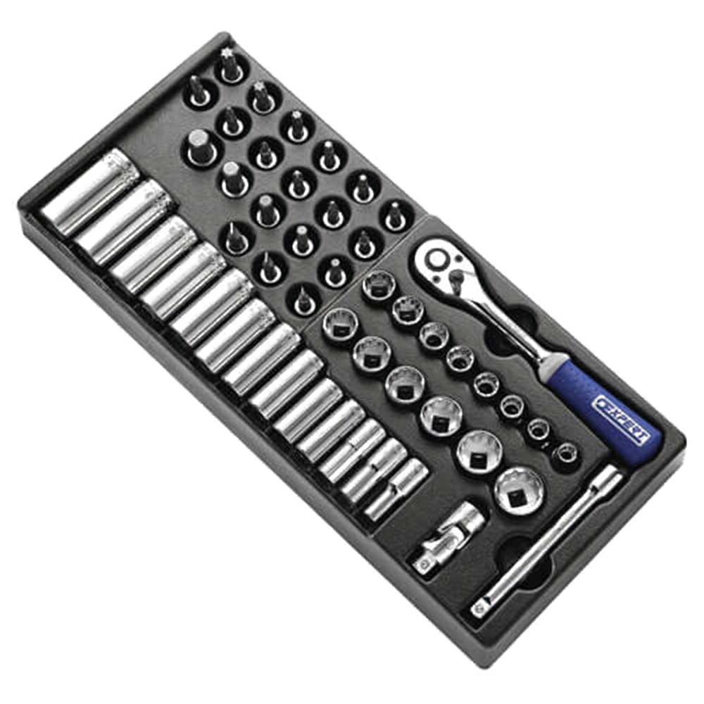 Britool 50 Piece 3/8″ Square Drive Module Socket Set Metric Compatible ...