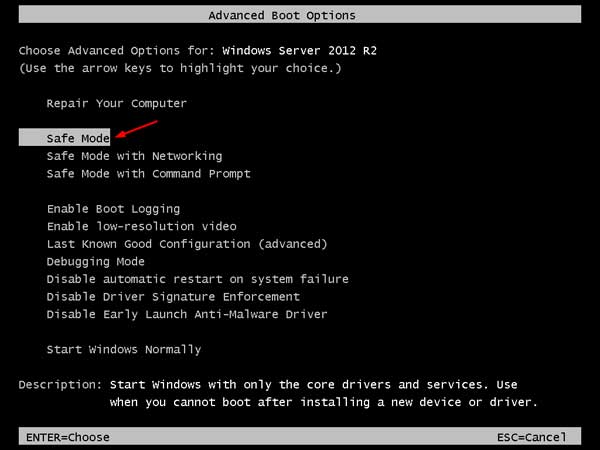 3 Ways to Boot Windows Server 2012 into Safe Mode | Password Recovery