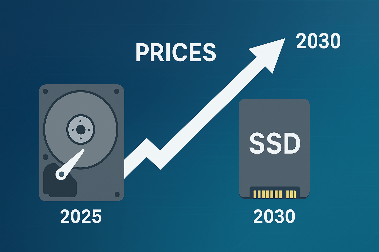 How Long Will SSD HDD Price Increases Last 2025 2030 Market Forecast Image 1 