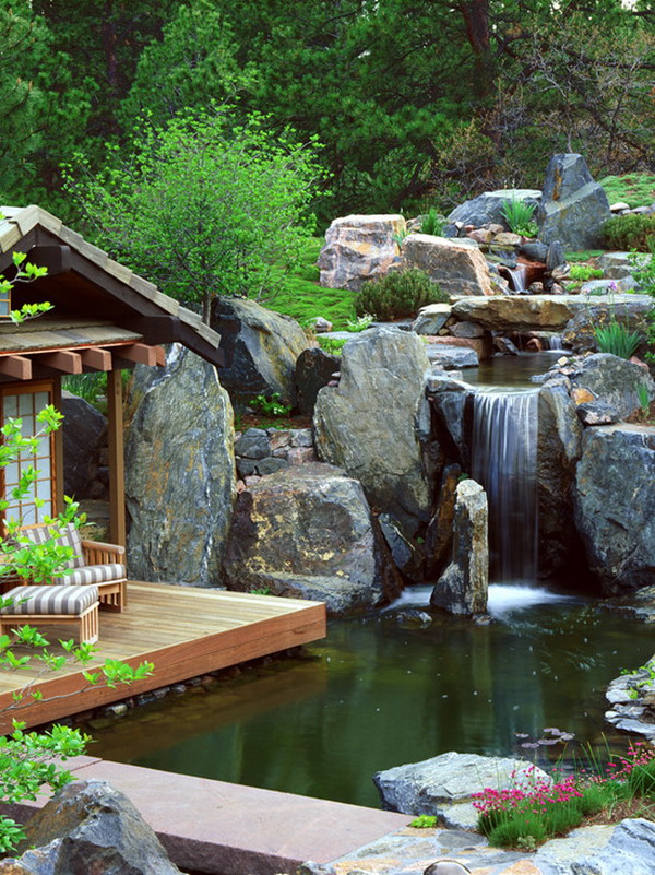 Your outdoor living space must also be lit in a way that it is not only aesthetically pleasing, but it must also make your outdoor room an enjoyable space to be. Wonderful Backyard Waterfall Ideas