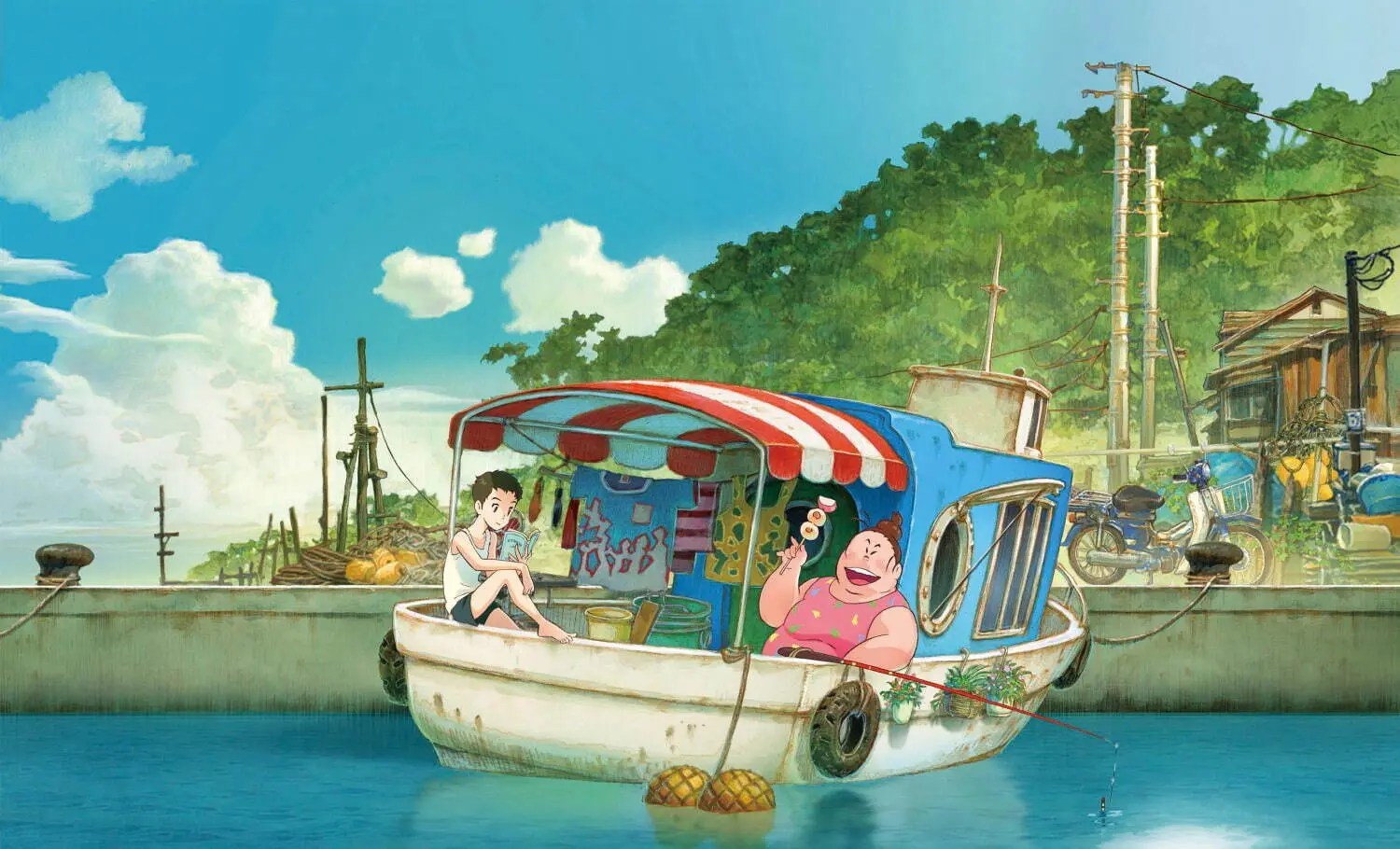 【日本アカデミー賞優秀アニメーション作品賞】『漁港の肉子ちゃん』【Hulu・U-NEXT】