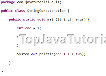 StringConcatenation - TopJavaTutorial