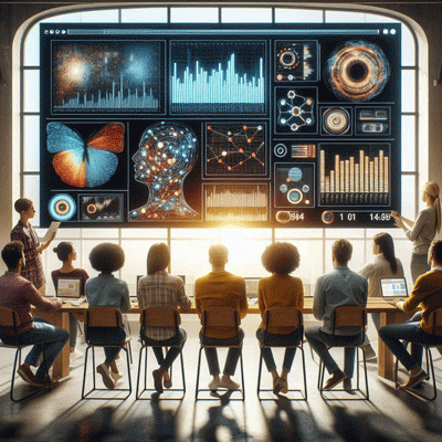Humans working with AI