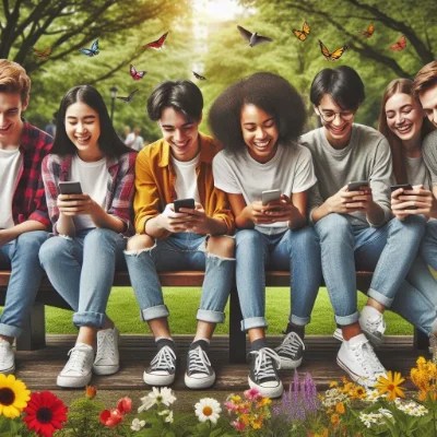The power of words in debate- 85% of teenagers are on their phones right now.