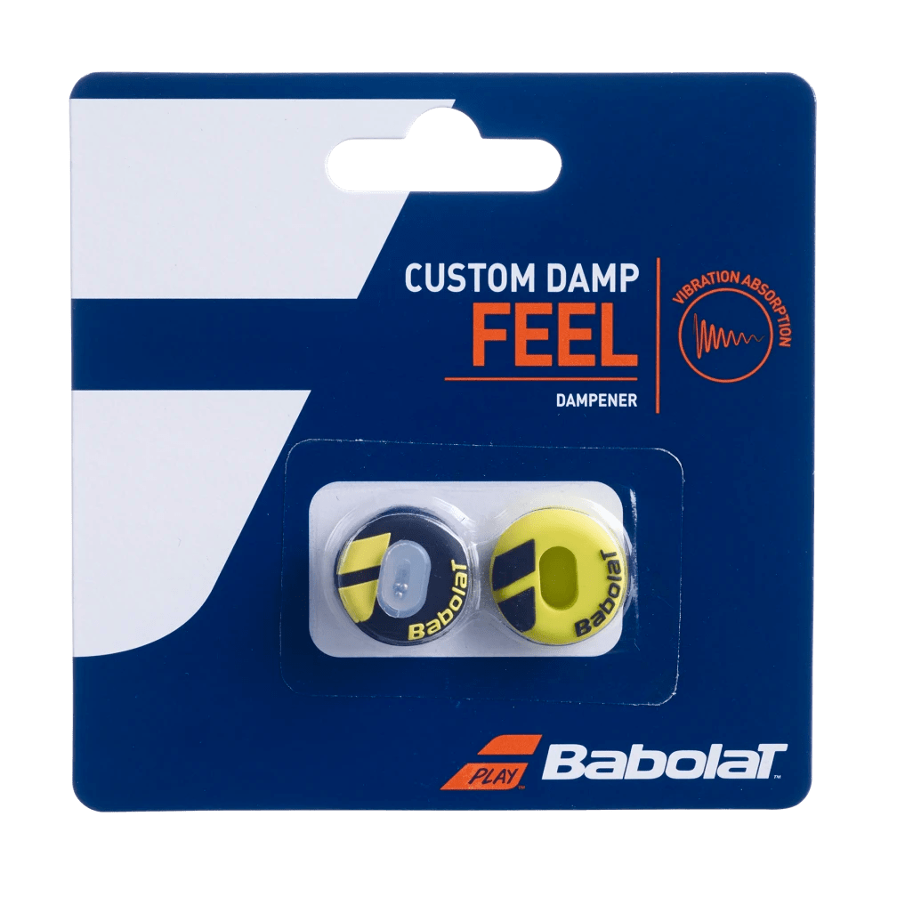 Antivibrador Babolat Custom Damp X2 Preto E Amarelo | Parcelamento sem